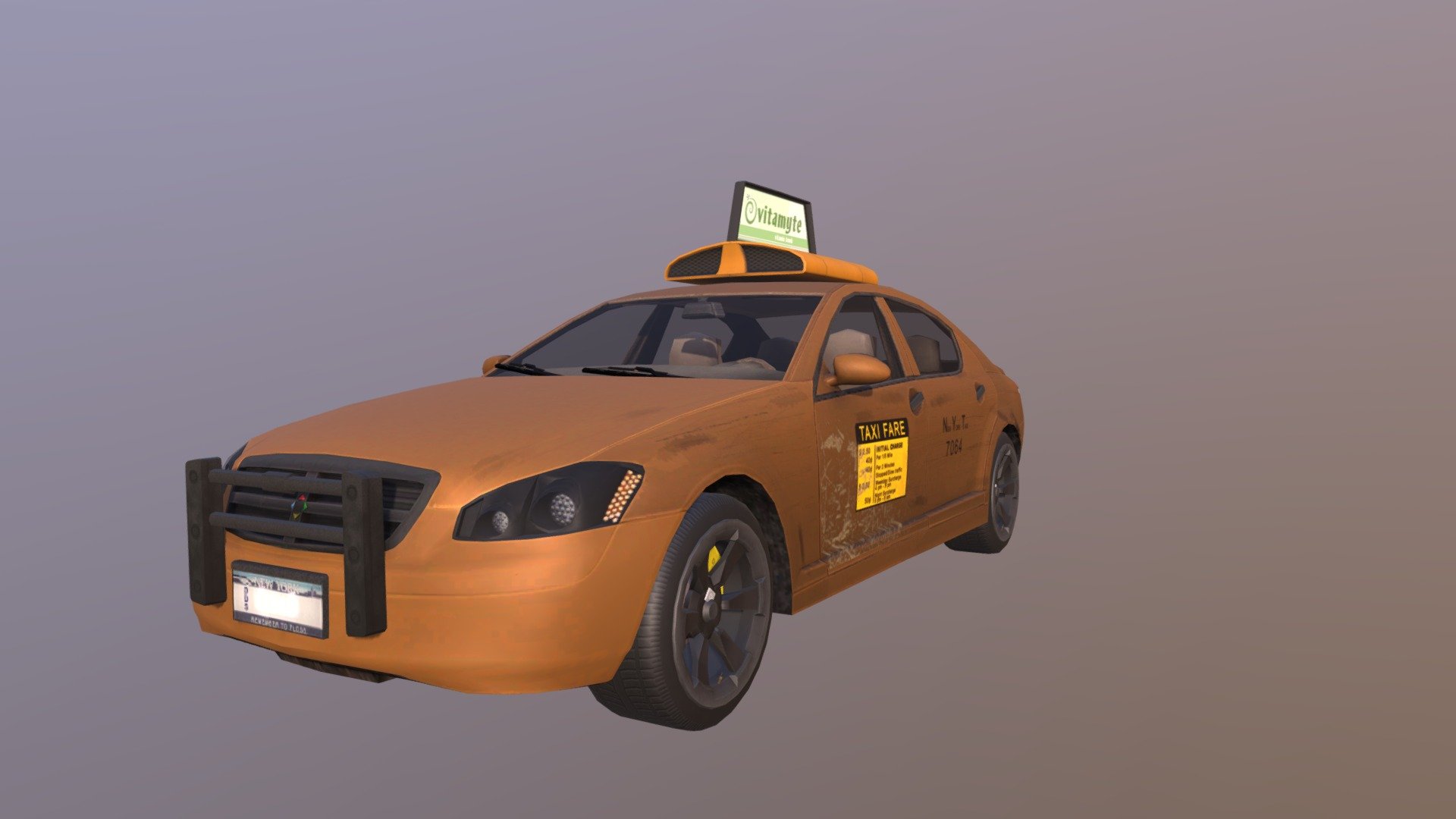 Civil Taxi - 3D model by [Aaron] (@HotWheelsA) [bfc5547] - Sketchfab