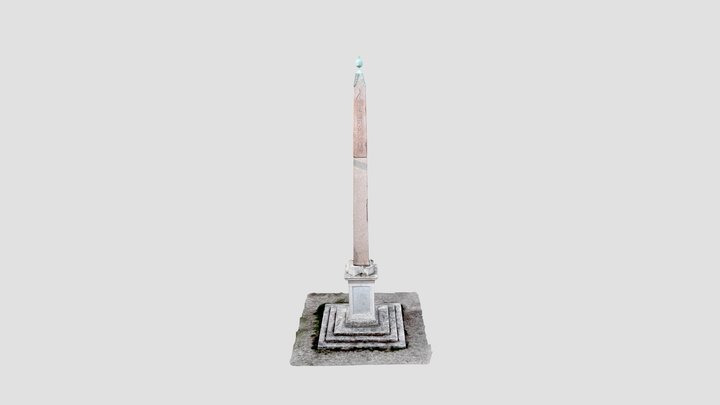 Modello 3d - Obelisco Matteiano 3D Model