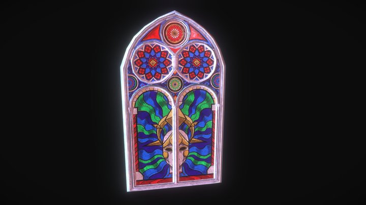 Stained Glass : model 3 3D Model