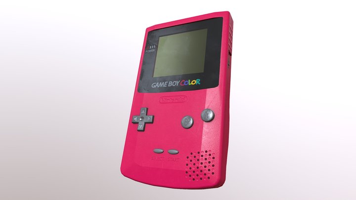 Gameboy Color 3D Model