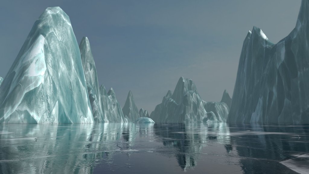 Icescape 1 Alien Moon Skybox