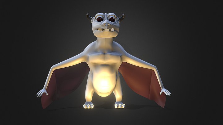 Dragon Gargoyle 3D Model