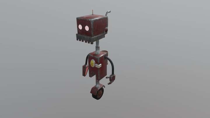 PBR Robot Model 3D Model