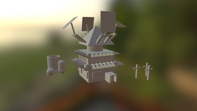 Vater Noxas Kirche 3D Model