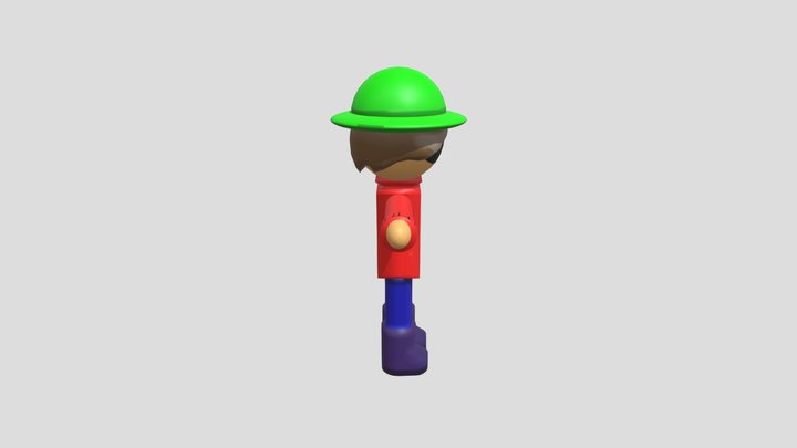 Multicorn bambi model 3D Model