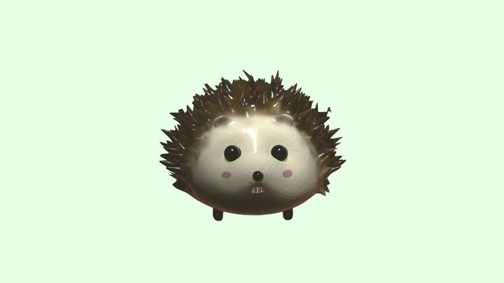 Hedgehog 3D Model