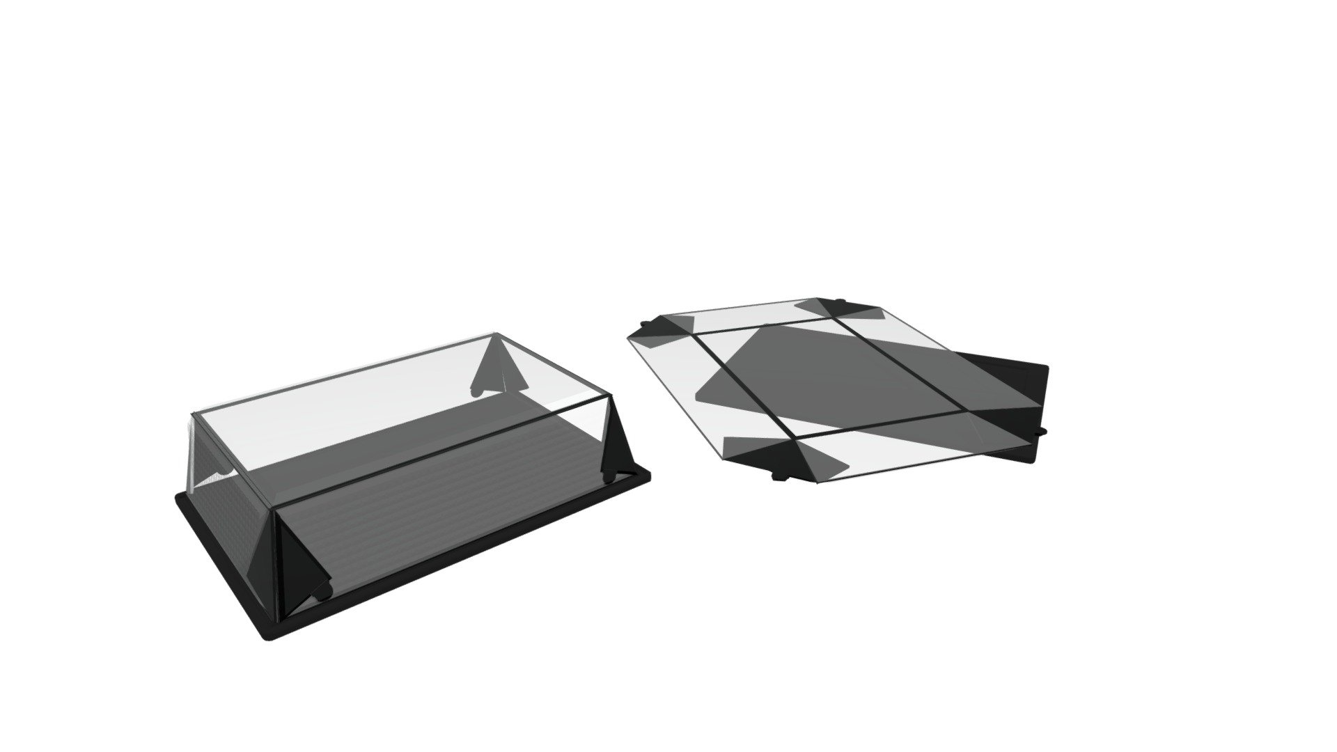 oREgami Tray (folded & unfolded)