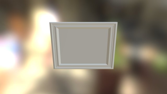 Gothic Picture Frame 1 (Internship) 3D Model