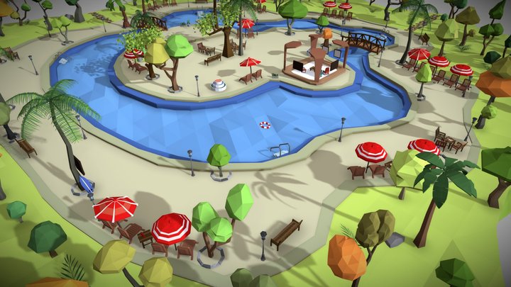 Ultimate Polygon Park 3D Model