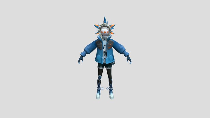 Sunspot / Coldfusion Fortnite Skin - Edited 3D Model