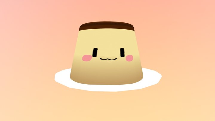 Giga Pudding 3D Model