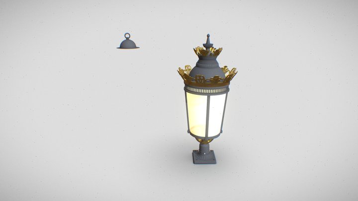 Emperatoor_Lamp_01 3D Model