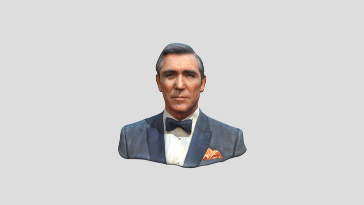 George Lazenby As James Bond 3D Model