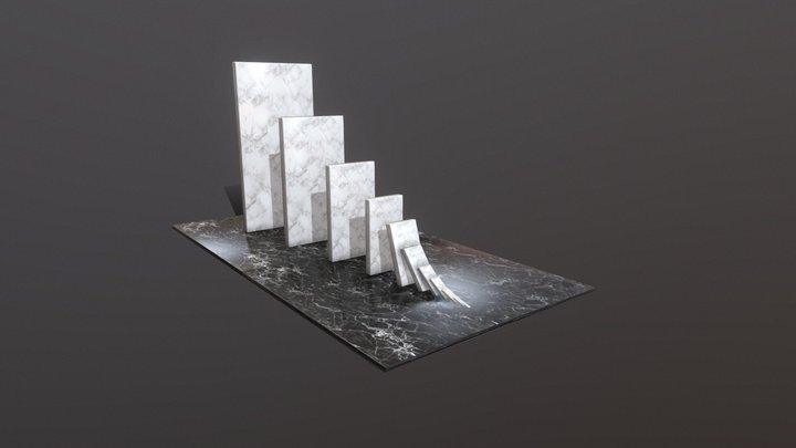 IYKYK_DominoEffect_Sculpture 3D Model