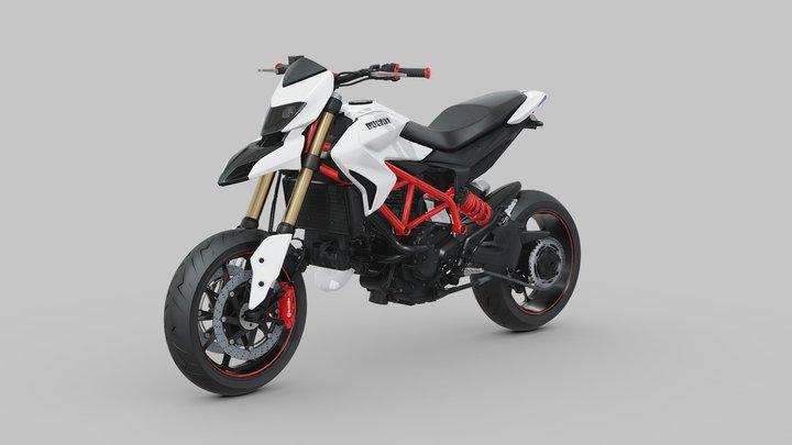 Ducati Hypermotard 939 3D Model