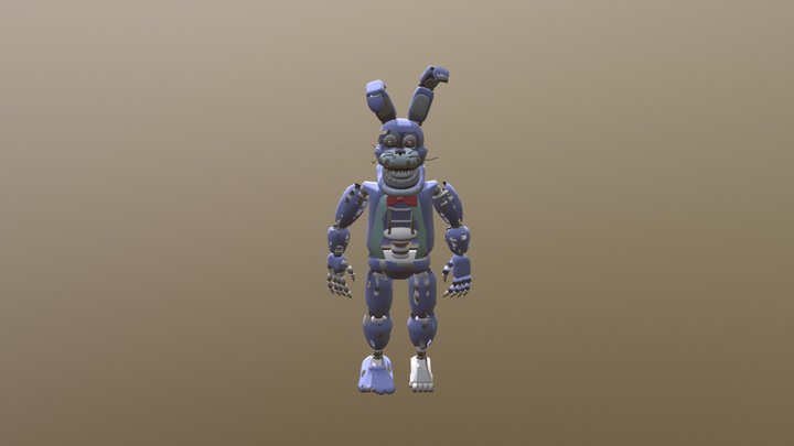 Fnaf 4 Nightmare Bonnie Gmodsfm 3D Model