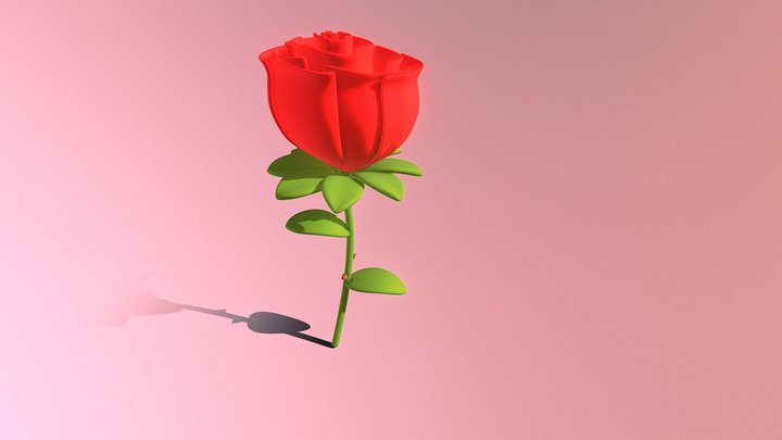 Rose 3D Model