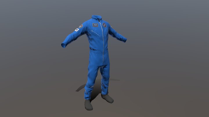 Astronaut Suit 3D Model