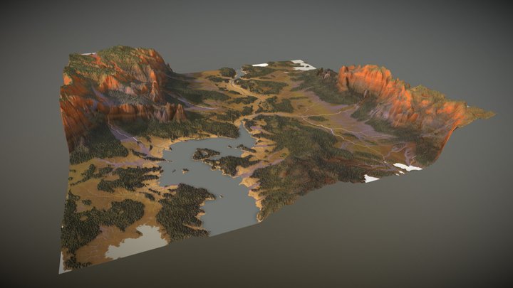 Terrain 3D Model