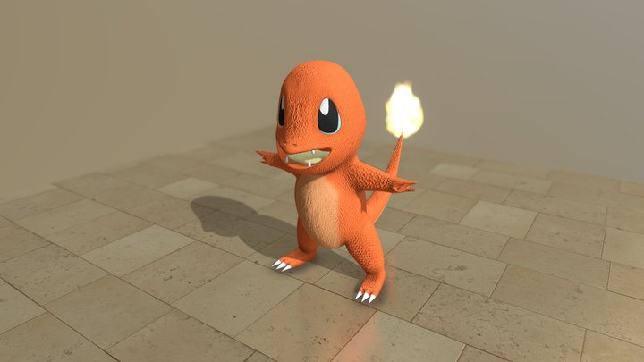 CHARMANDER TOY MODEL 3D Model
