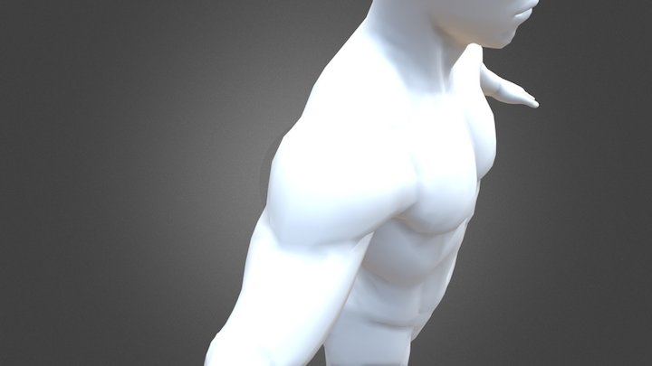 Blank Male Human 3D Model