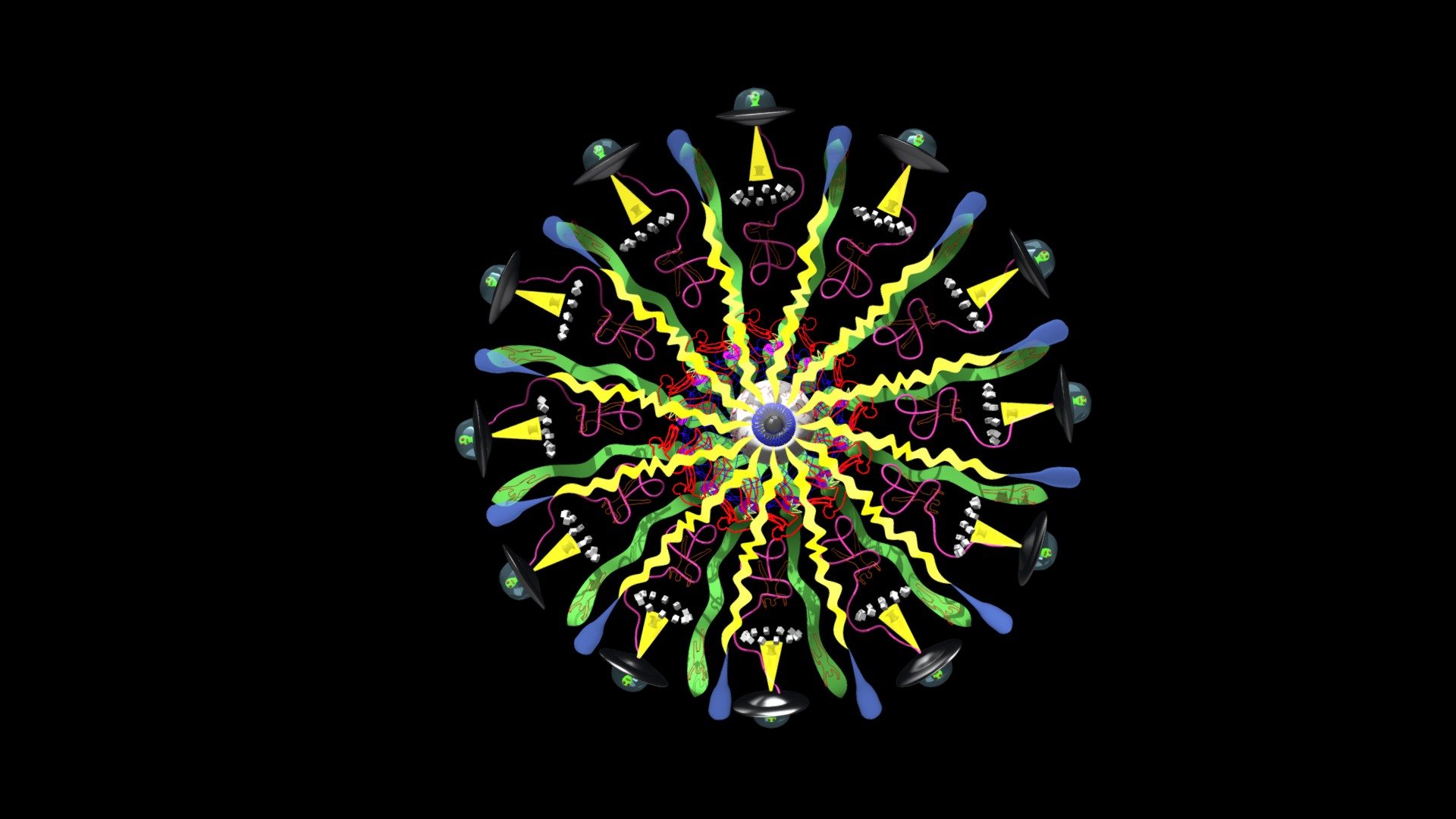3D Mandala #2 - The Power of Love