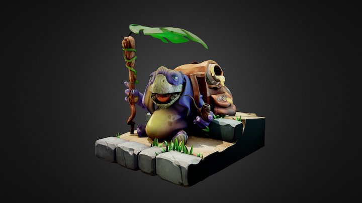 Uncle Pachi needs a break kids ! 3D Model