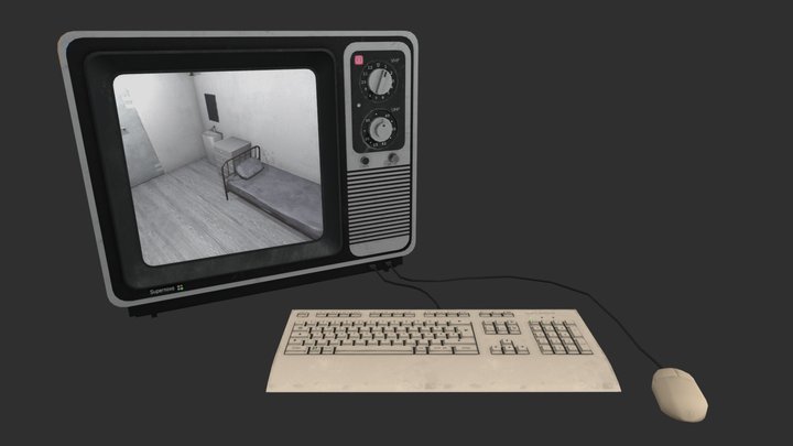 Old Supernova TV 3D Model