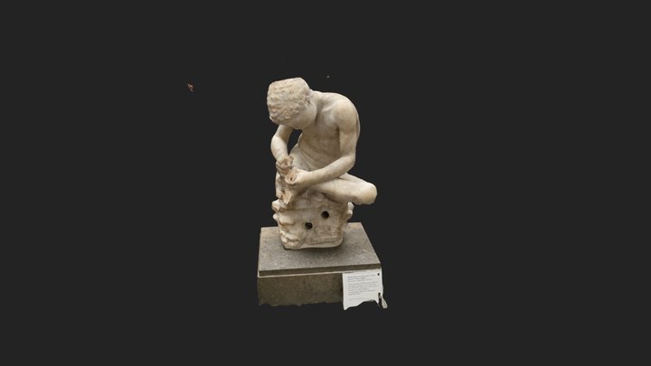 Scan of statue in British Museum 3D Model