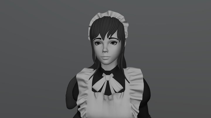 Maid 3D Model