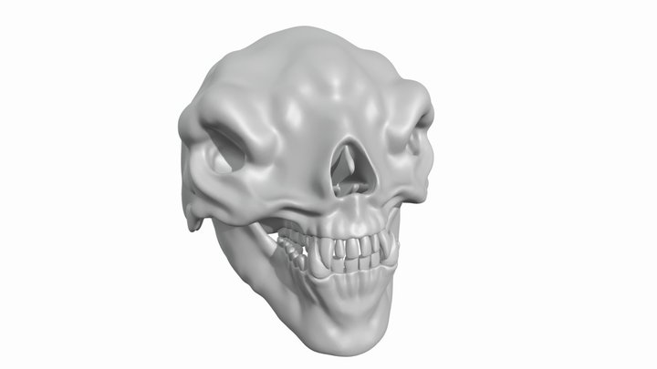 Troll skull 3D Model