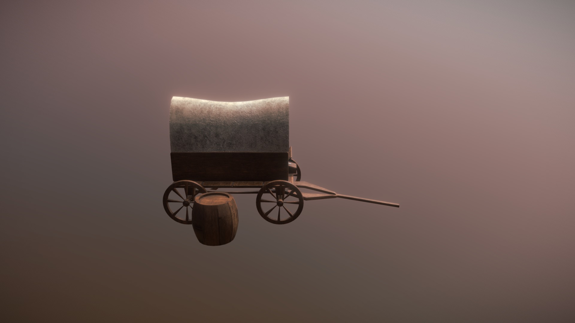 3D model Farmer kart - This is a 3D model of the Farmer kart. The 3D model is about a chair with a lamp on it.