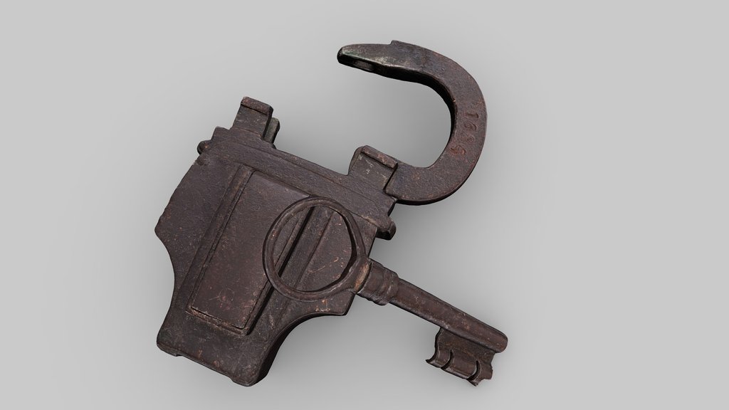 Lock with  a key