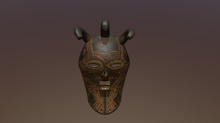 african mask 3D Model