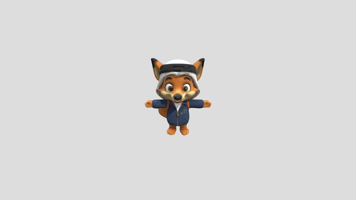 Fox 3D Model