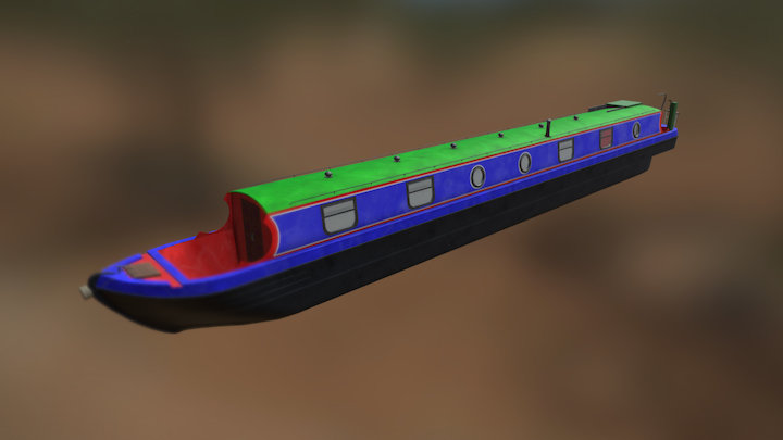 Narrowboat – Modelo 3D gratuito STL