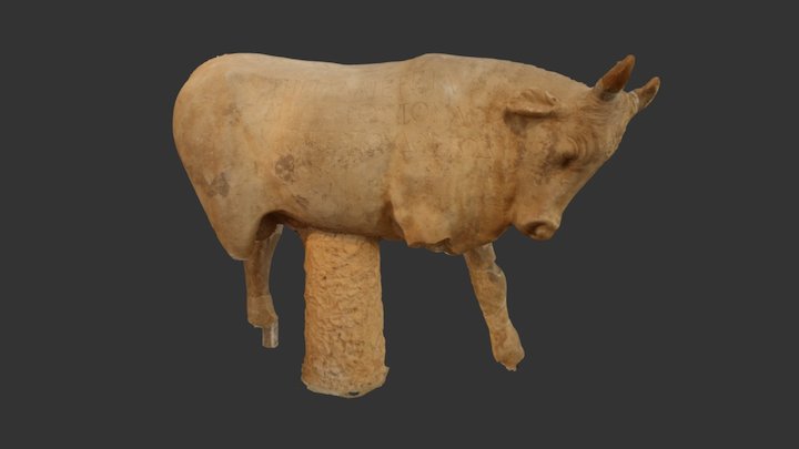 Marble Bull from Olympia 3D Model