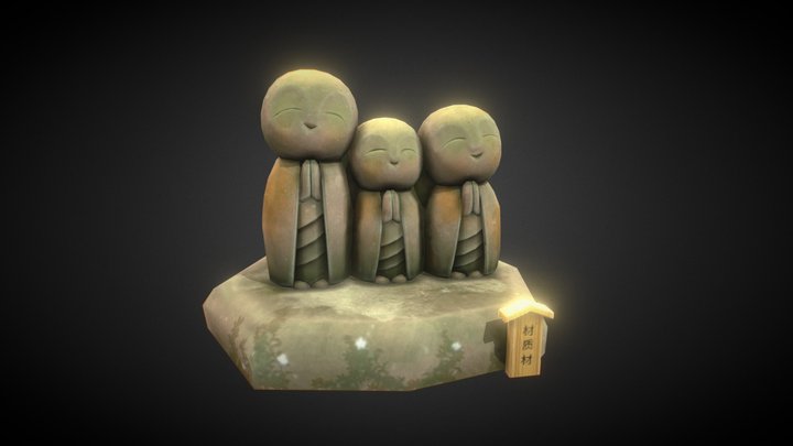 Stylized Japanese Prop 3D Model