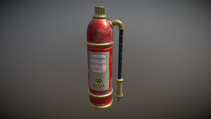 FIRE EXTINGUISHER 3D Model