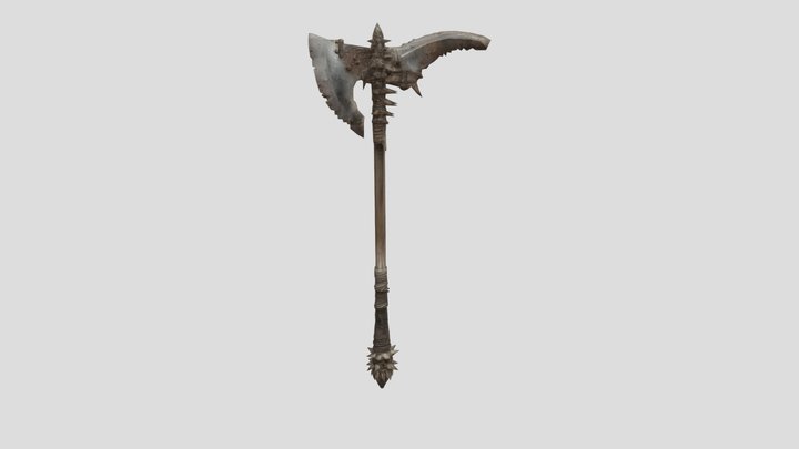 SM_ButcheringHalberd 3D Model