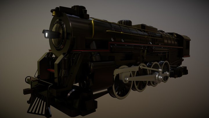 Train V3 3D Model