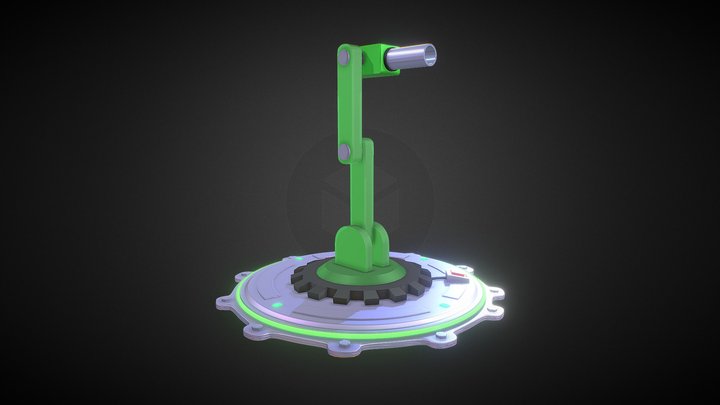 Canon_laser_03 3D Model