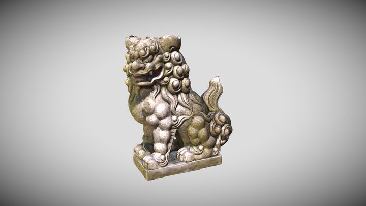 LION 1 - Nakano Hikawa Shrine 3D Model