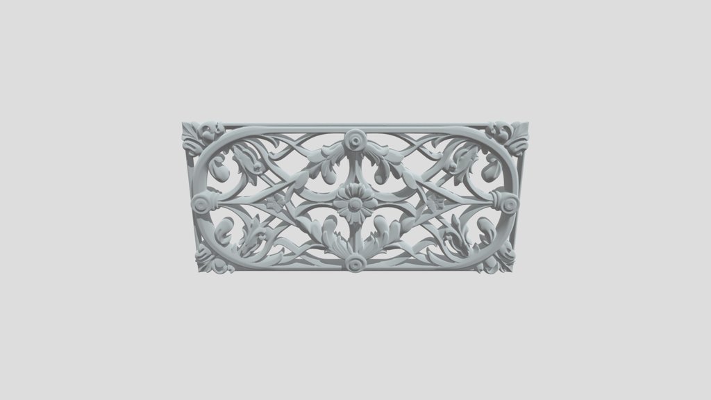 Ornate Floral Frieze