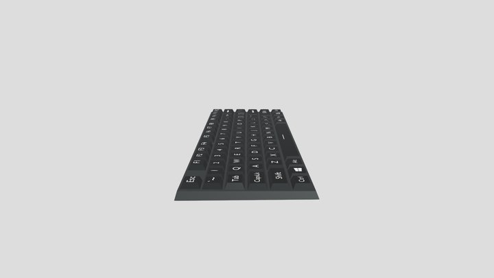 PC Keyboard 3D Model