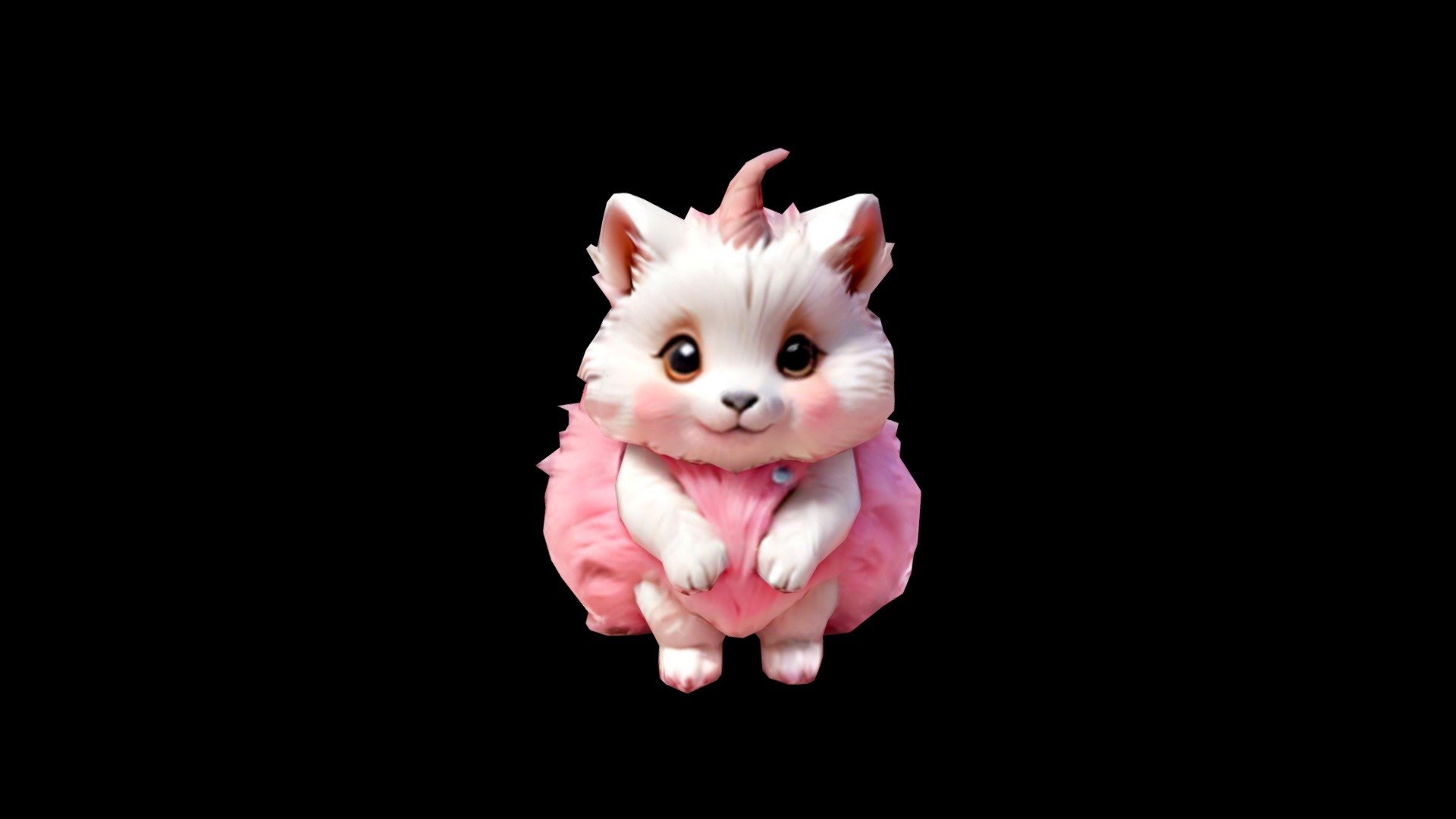 Precious Pink Unicorn Cat Toy - Download Free 3D model by klrxyz ...