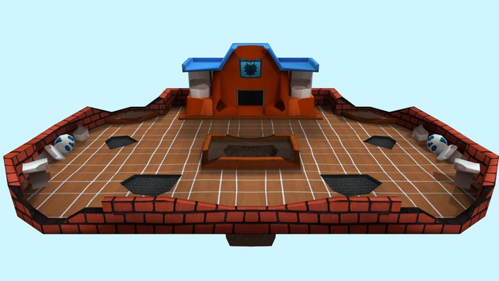 Bomberman Destroyed Out House - BSWorld