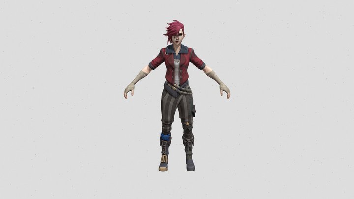 Arcane VI Character Rig For Blender 3D Model