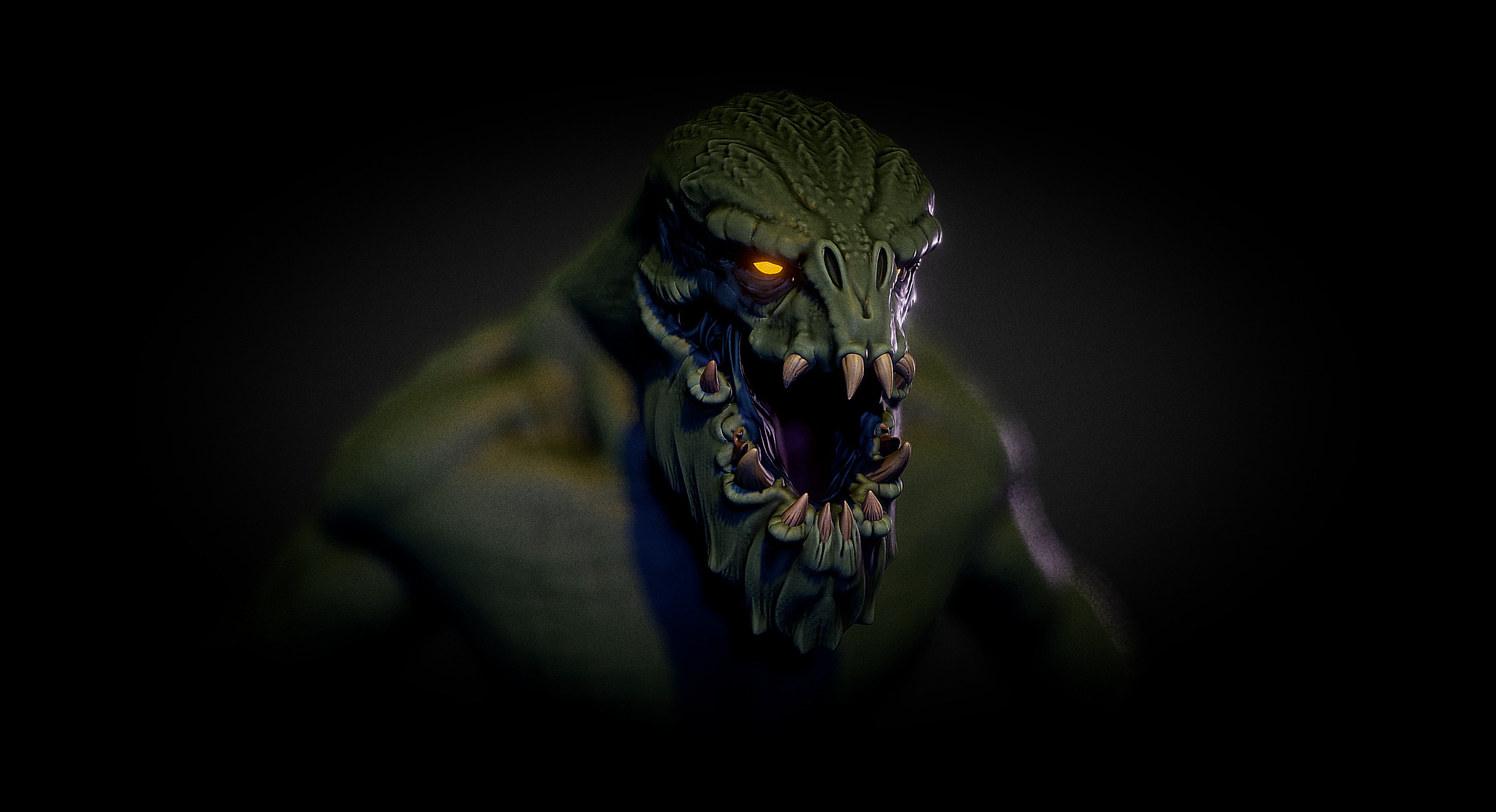 Lizard Man - 3D model by fletcherkinnear [bfe0e86] - Sketchfab