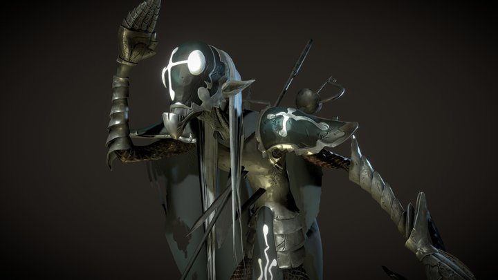 Old Knight 3D Model
